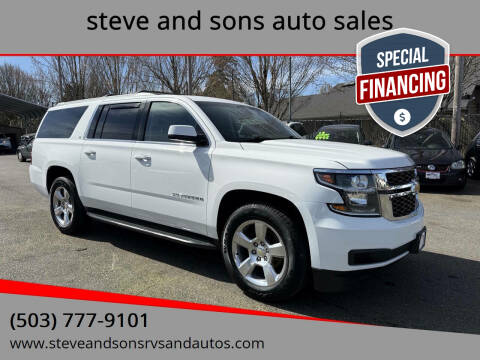 2015 Chevrolet Suburban for sale at steve and sons auto sales in Happy Valley OR