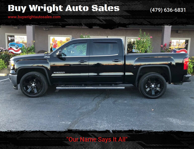 2015 GMC Sierra 1500 for sale at Buy Wright Auto Sales in Rogers AR