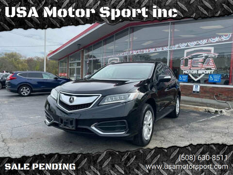 2017 Acura RDX for sale at USA Motor Sport inc in Marlborough MA