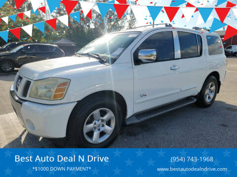 2005 Nissan Armada for sale at Best Auto Deal N Drive in Hollywood FL