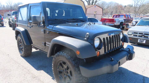 2012 Jeep Wrangler for sale at RIVERSIDE CUSTOM AUTOMOTIVE in Mc Minnville TN