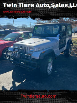 1991 Jeep Wrangler for sale at Twin Tiers Auto Sales LLC in Olean NY