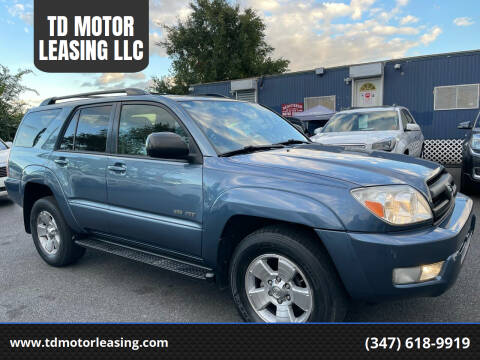 2005 Toyota 4Runner for sale at TD MOTOR LEASING LLC in Staten Island NY