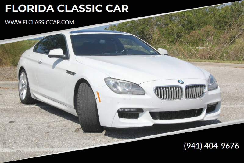 2012 BMW 6 Series for sale at FLORIDA CLASSIC CAR in Sarasota FL