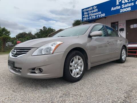2012 Nissan Altima for sale at P & A AUTO SALES in Houston TX