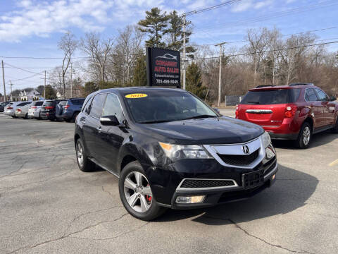 2010 Acura MDX for sale at Cohasset Auto Sales in Cohasset MA