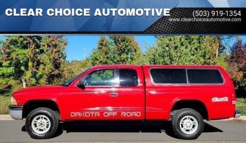 1999 Dodge Dakota for sale at CLEAR CHOICE AUTOMOTIVE in Milwaukie OR