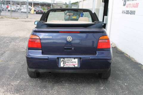 2002 Volkswagen Cabrio GLX