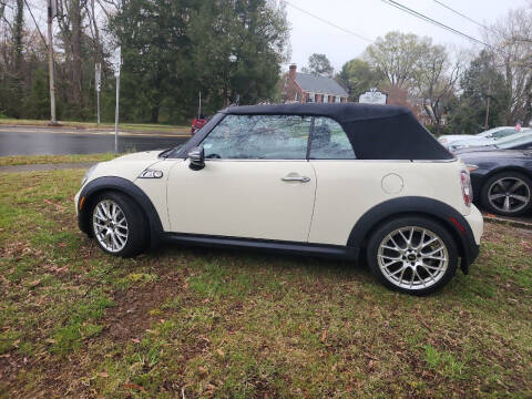 2012 MINI Cooper Convertible for sale at Samson Motorcars inc in Bowling Green VA