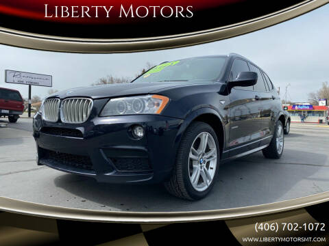 2013 BMW X3 for sale at Liberty Motors in Billings MT