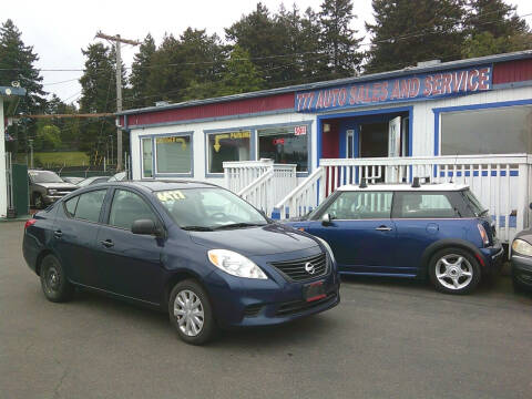 2013 Nissan Versa for sale at 777 Auto Sales and Service in Tacoma WA