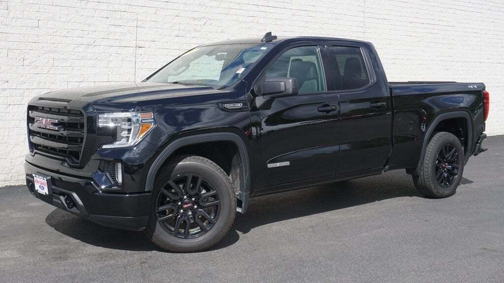 Black 2019 GMC Sierra 1500 Elevation 4x4 Elevation 4dr Double Cab 6.6 ft. SB 2
