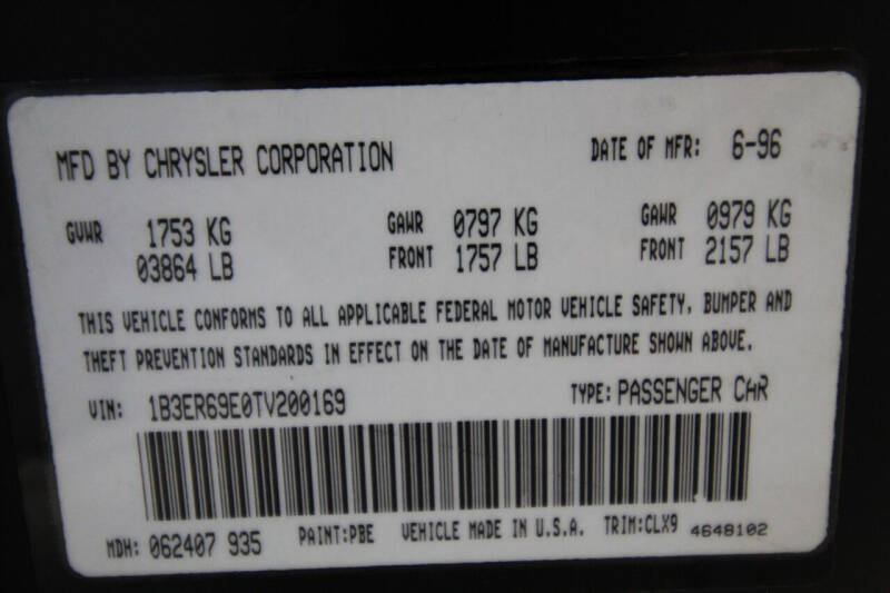 1996 Dodge Viper GTS