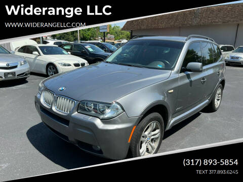 2009 BMW X3 for sale at Widerange LLC in Greenwood IN