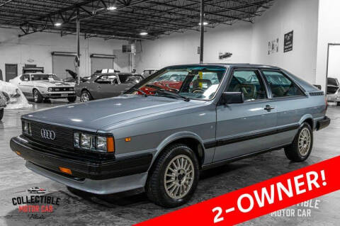 1984 Audi Coupe for sale at Collectible Motor Car of Atlanta in Marietta GA