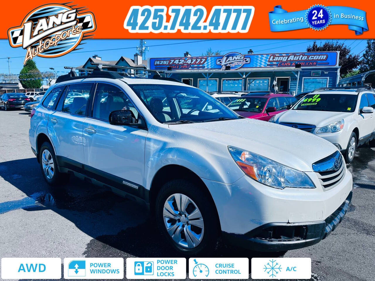 2012 Subaru Outback for sale at Lang Autosports in Lynnwood, WA