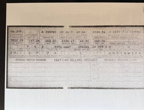 1967 Pontiac Firebird