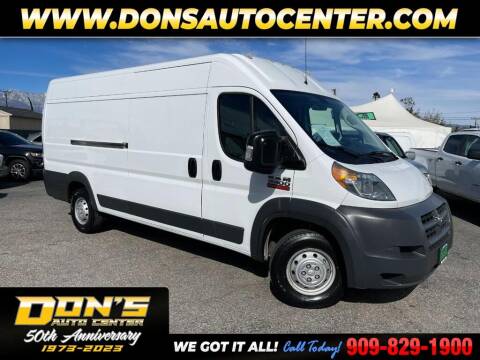 2018 RAM ProMaster for sale at Dons Auto Center in Fontana CA
