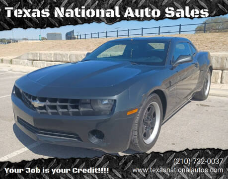 2013 Chevrolet Camaro for sale at Texas National Auto Sales in San Antonio TX