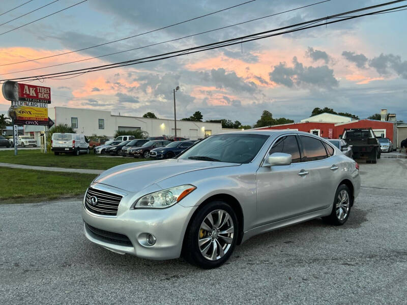 2012 Infiniti M37 for sale at ONYX AUTOMOTIVE, LLC in Largo FL