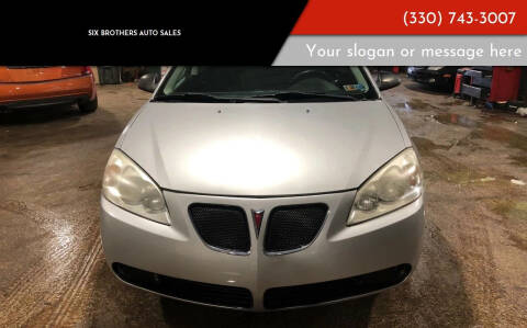 2009 Pontiac G6 for sale at Six Brothers Mega Lot in Youngstown OH