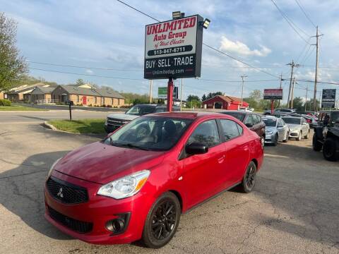 2020 Mitsubishi Mirage G4 for sale at Unlimited Auto Group in West Chester OH