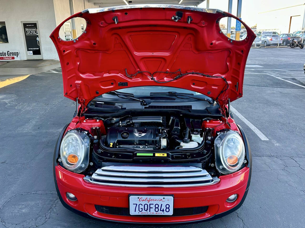 Red 2010 MINI Cooper Base Base 2dr Hatchback 14