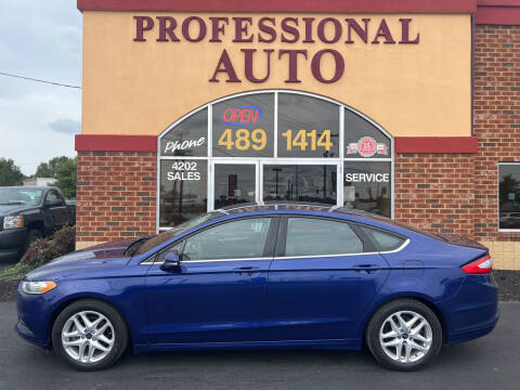 2016 Ford Fusion for sale at Professional Auto Sales & Service in Fort Wayne IN