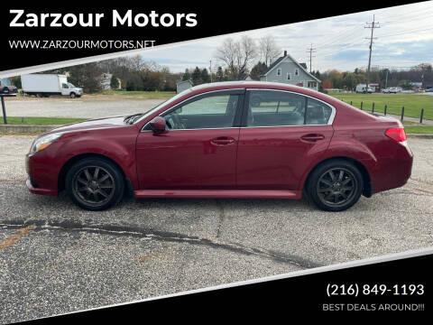 2013 Subaru Legacy for sale at Zarzour Motors in Chesterland OH