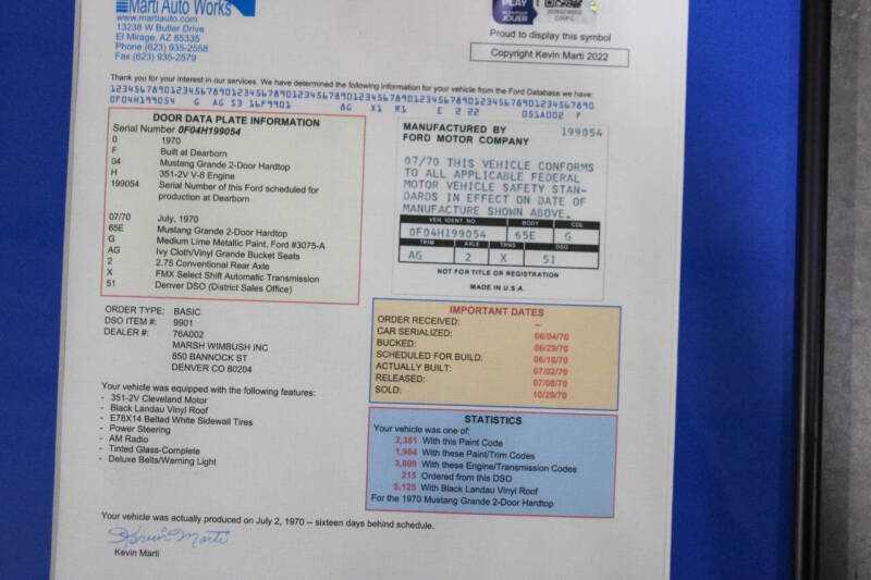 1970 Ford Mustang
