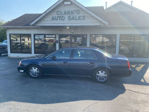 2004 Cadillac DeVille for sale at Clarks Auto Sales in Middletown OH