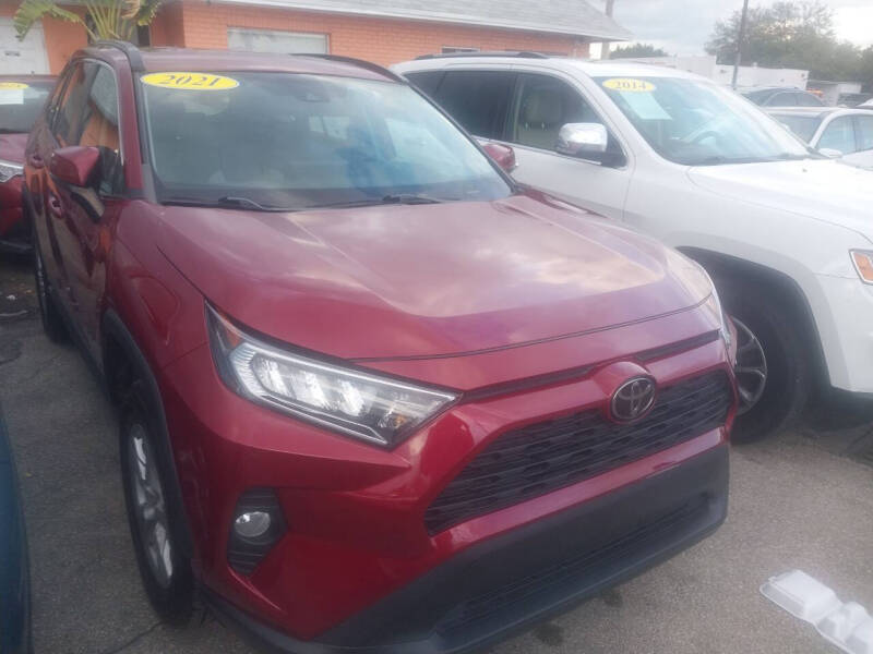 2021 Toyota RAV4 for sale at P S AUTO ENTERPRISES INC in Miramar FL