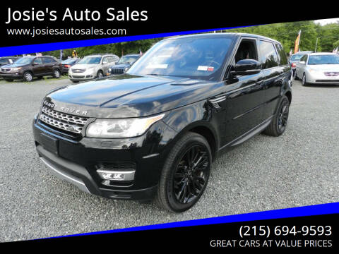 2016 Land Rover Range Rover Sport for sale at Josie's Auto Sales in Gilbertsville PA