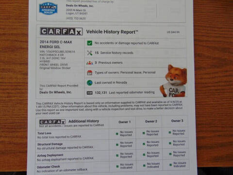 2014 Ford C-MAX Energi SEL