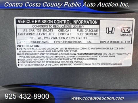 2018 Honda Odyssey Touring