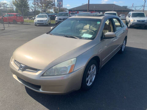 2003 Honda Accord for sale at Mike's Auto Sales of Charlotte in Charlotte NC