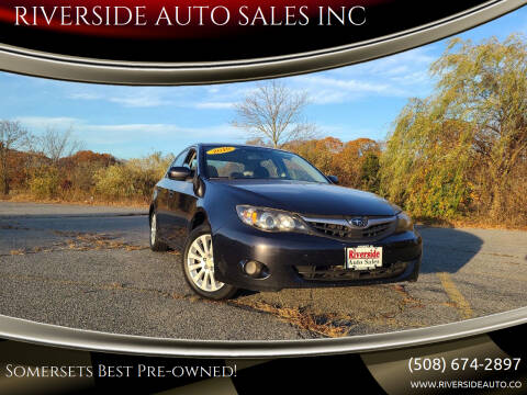 2010 Subaru Impreza for sale at RIVERSIDE AUTO SALES INC in Somerset MA