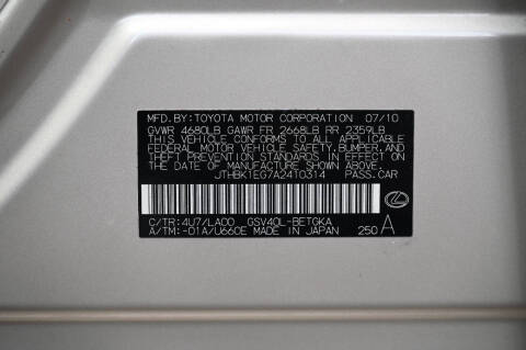 2010 Lexus ES 350