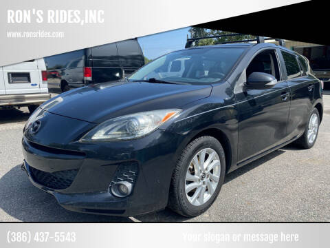2013 Mazda MAZDA3 for sale at RON'S RIDES,INC in Bunnell FL