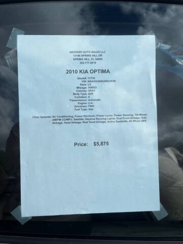 2010 Kia Optima LX