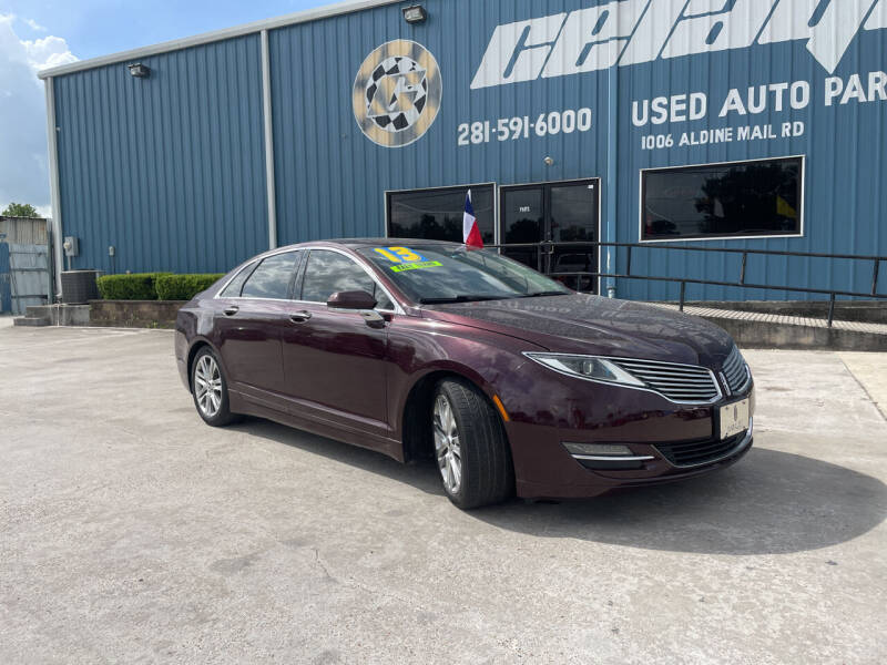 2013 Lincoln MKZ for sale at CELAYA AUTO SALES INC in Houston TX