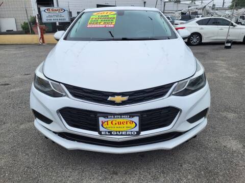 2017 Chevrolet Cruze for sale at El Guero Auto Sale in Hawthorne CA
