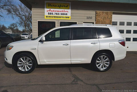 2009 Toyota Highlander Hybrid for sale at Beresford Automotive in Beresford SD