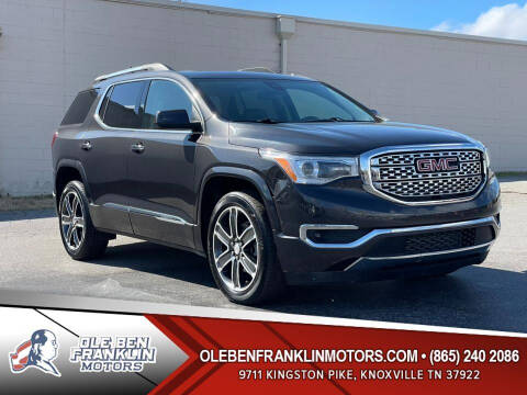 2019 GMC Acadia for sale at Ole Ben Franklin Motors KNOXVILLE - Clinton Highway in Knoxville TN