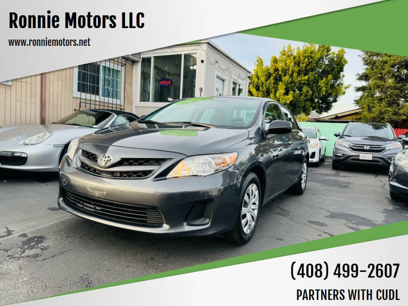 2012 Toyota Corolla for sale at Ronnie Motors LLC in San Jose CA