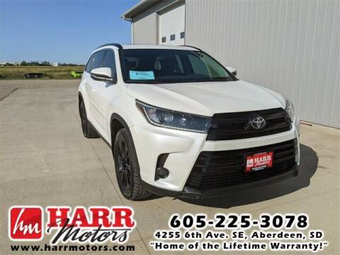 2019 Toyota Highlander for sale at Harr's Redfield Ford in Redfield SD