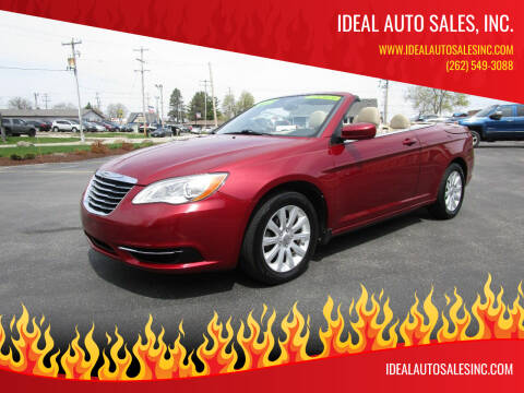 2013 Chrysler 200 for sale at Ideal Auto Sales, Inc. in Waukesha WI