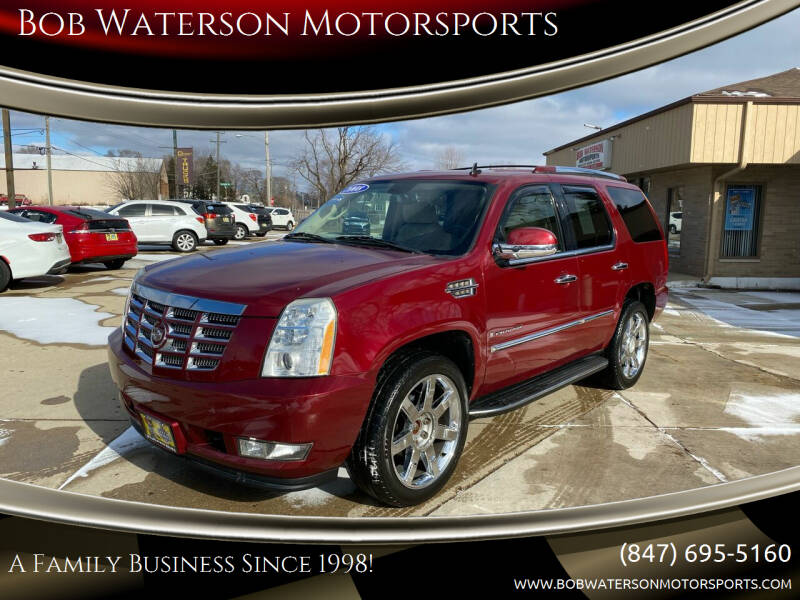 2008 Cadillac Escalade for sale at Bob Waterson Motorsports in South Elgin IL