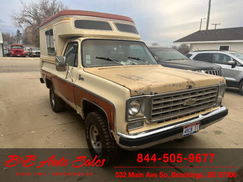1976 Chevrolet Blazer for sale at B & B Auto Sales in Brookings SD