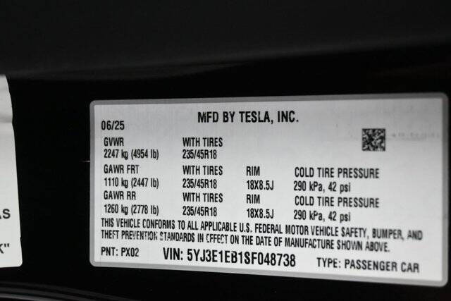 2025 Tesla Model 3 Long Range
